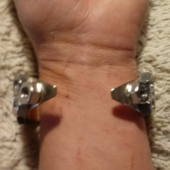 Cool Silver Nuts Bracelet Different Mens - Picture 5 of 16